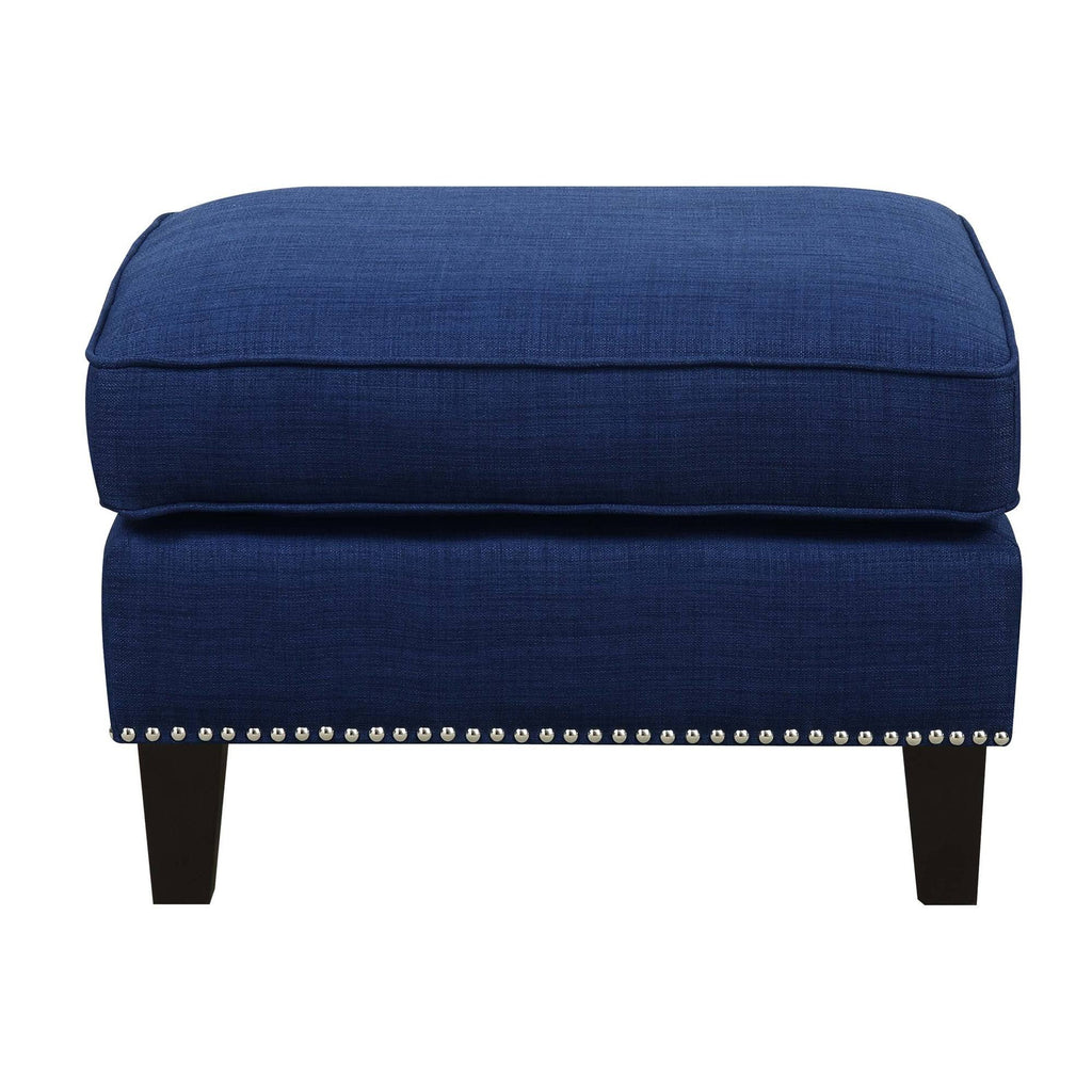 Blue Chair and Ottoman Q5457
