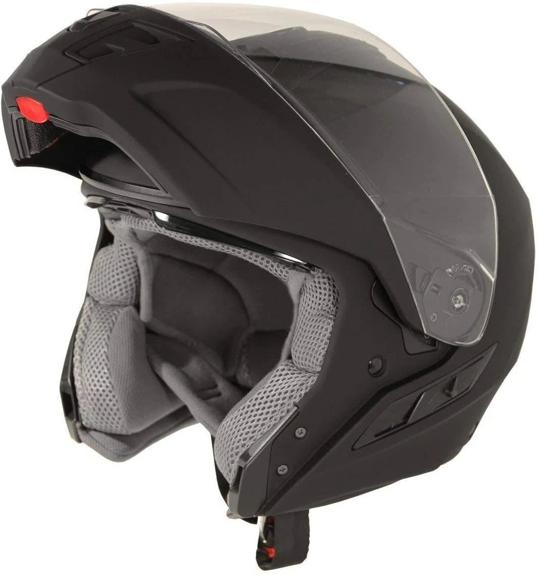 Flat Black Modular Motorcycle Helmet 2X-Large J434728