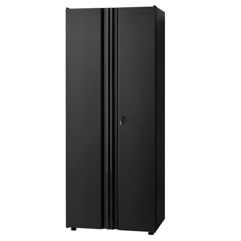 7-Piece Welded Steel Garage Storage System in Black X9064