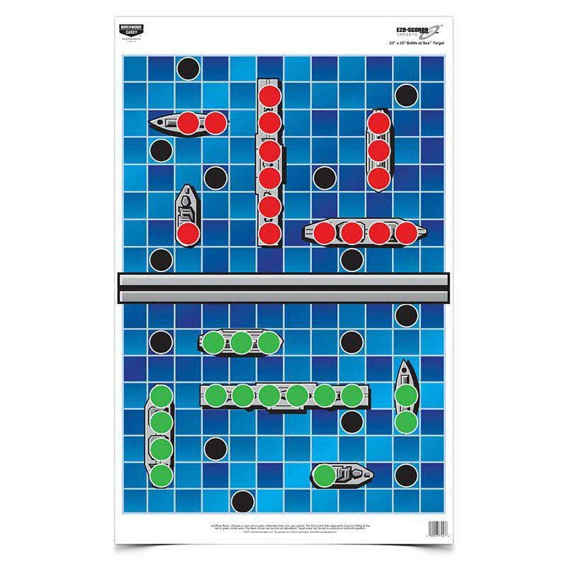 Battle at Sea Paper Game Target 23x35 inch 100 per CA O850