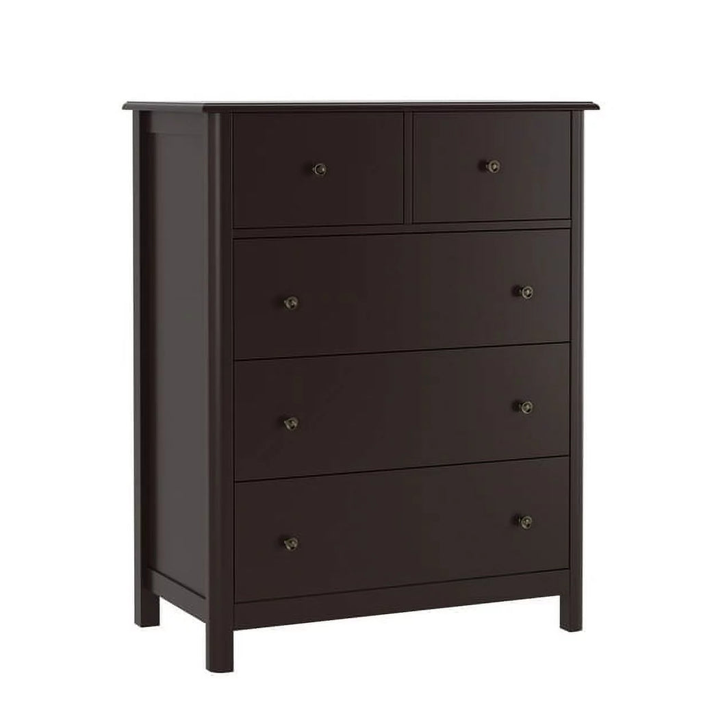 White 5 Drawer Kids Dresser P9337