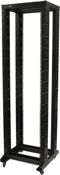 7ft 42U 4-Post Open Frame Server Rack with Casters U5771