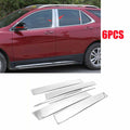 6pcs Chrome Stainless Steel Pillar Post Trims F281832