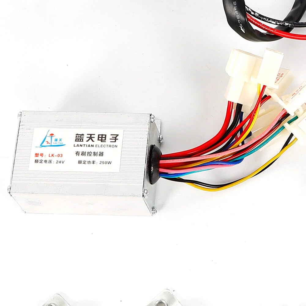 24V 250W Electric Bicycle Conversion Kit with Chain Motor Controller Freewheel B529320