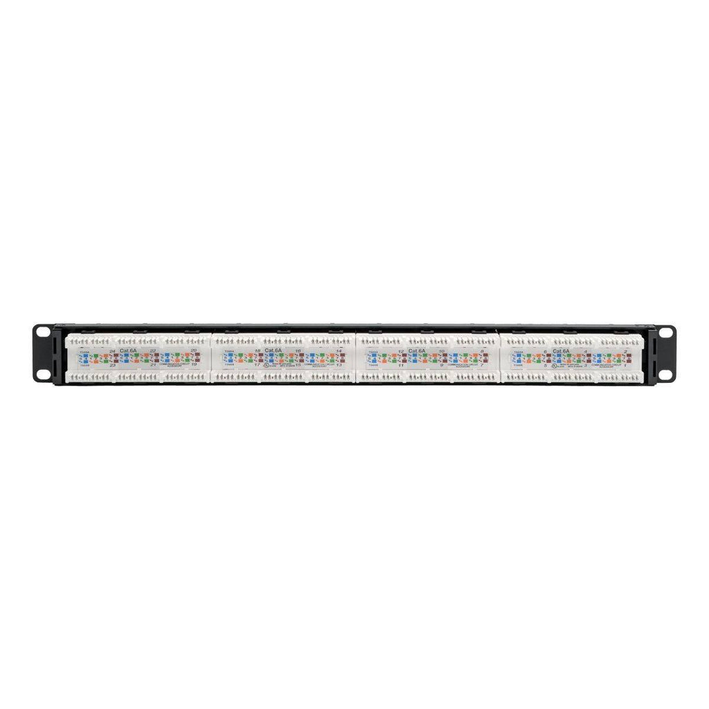 24-Port Cat6a Cat6 Cat5e Patch Panel Q23648