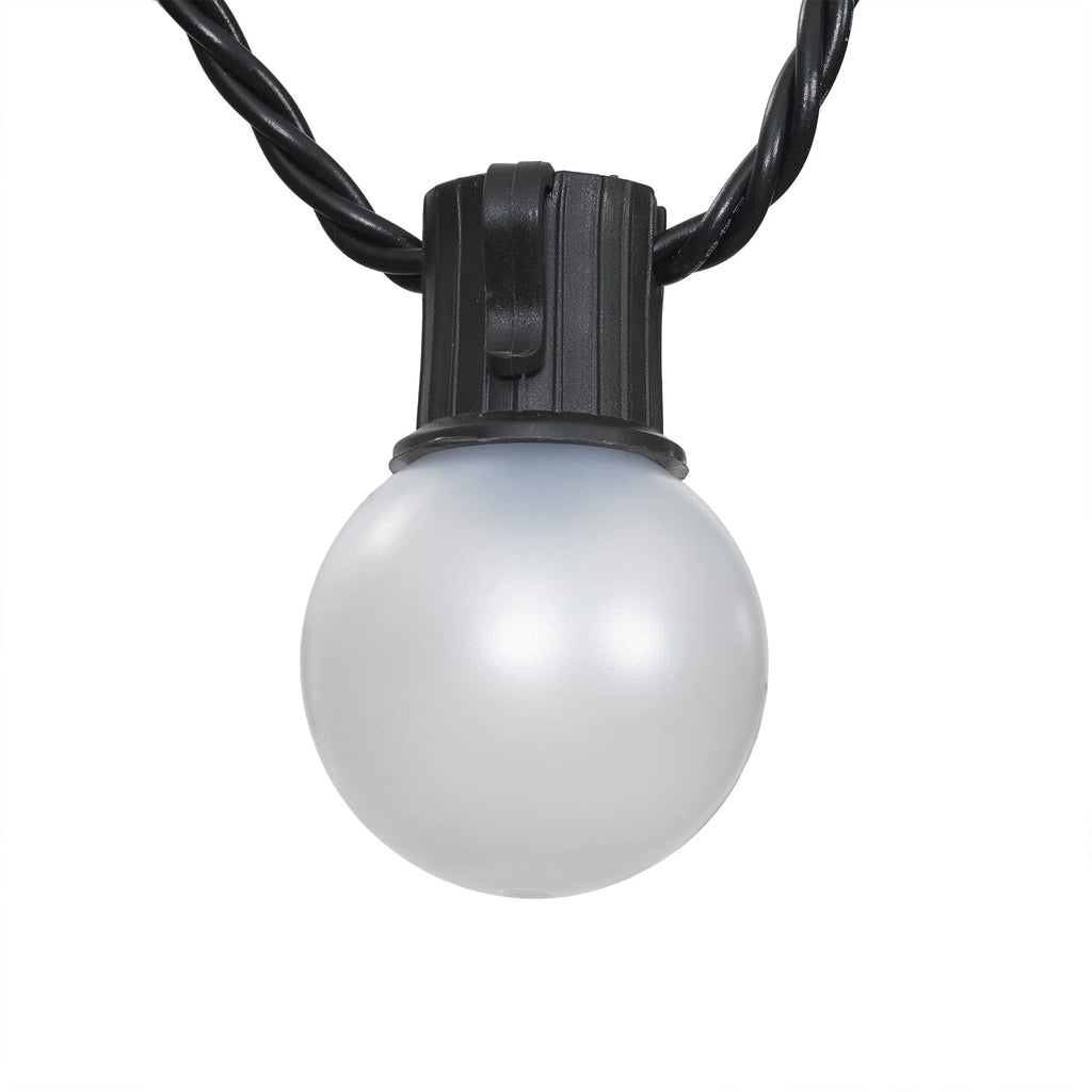 20-Count LED Frosted Globe Outdoor String Lights T79176