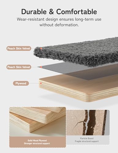 Cat Wall Shelves 4-in-1 Climbing Wall Furniture Set with Scratching Posts, Cat Bed & Sofa, Gray B600