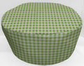 Green & White Checked Slow Cooker Cover C2334