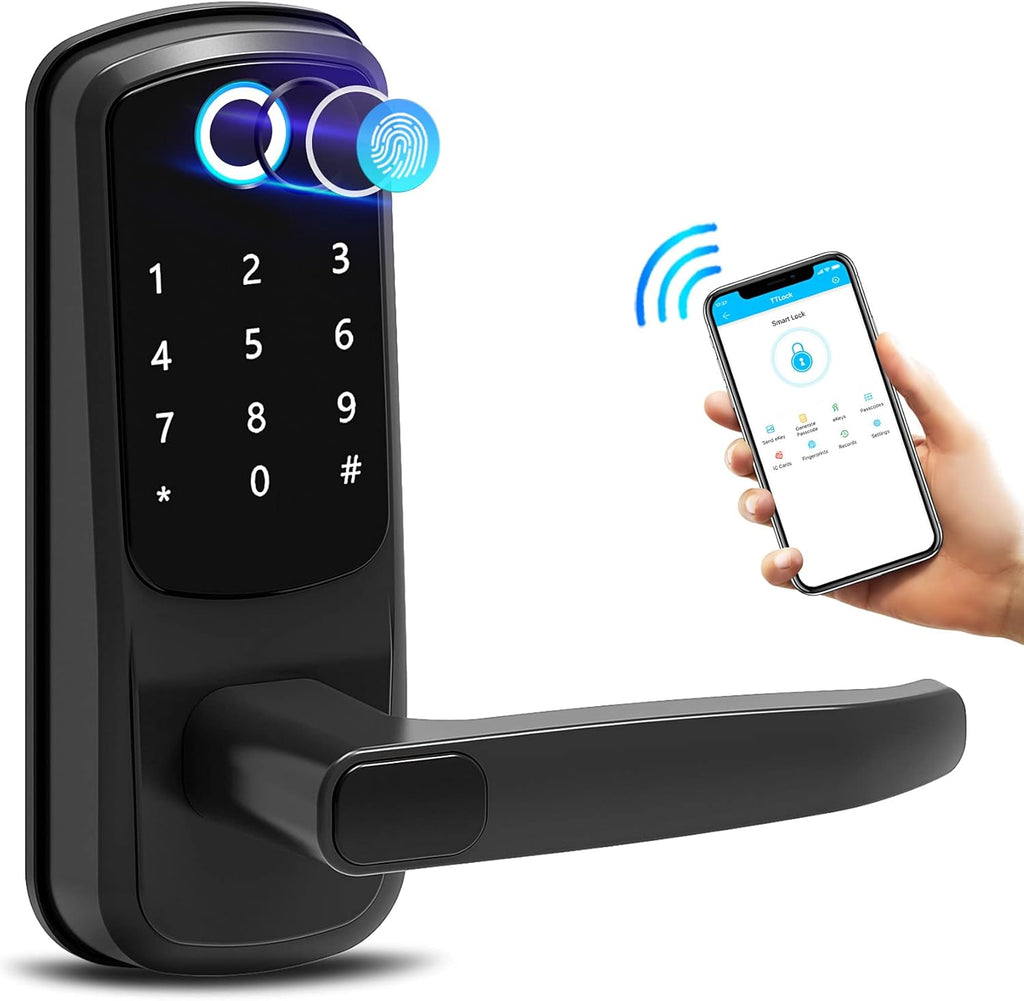 Fingerprint Bluetooth Smart Door Lock F17017