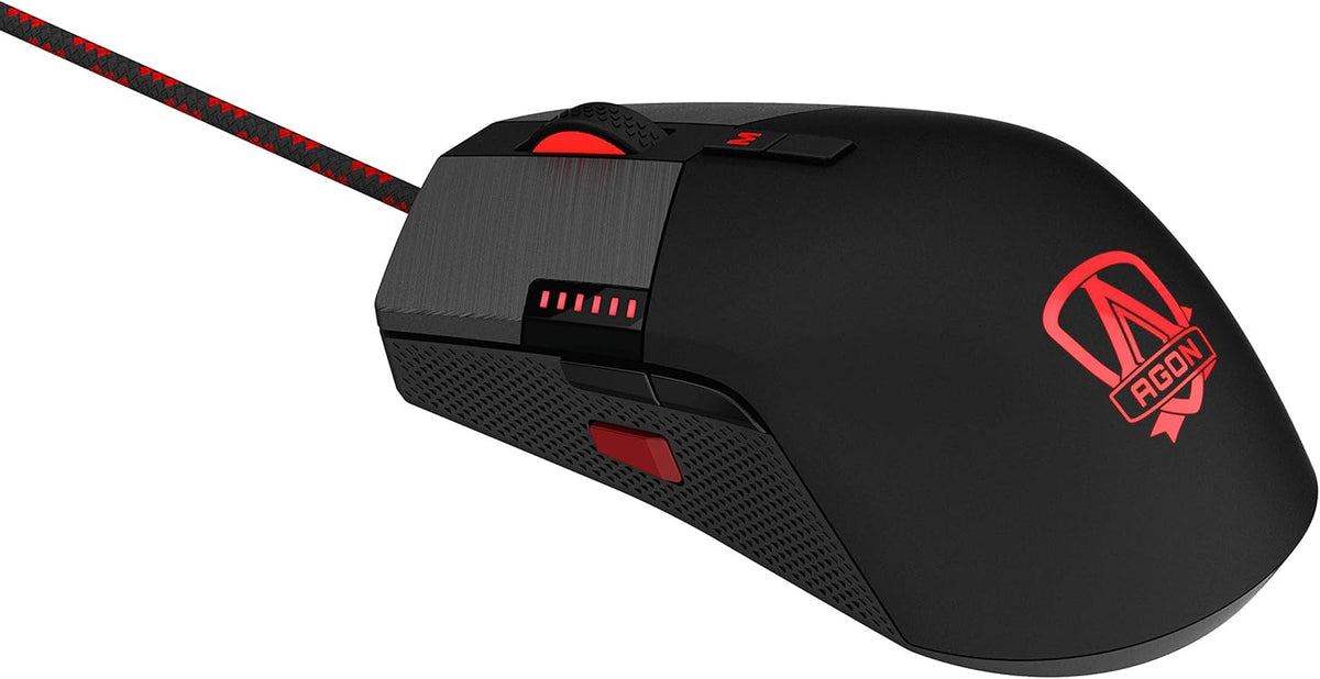 RGB Gaming Mouse with OMRON Switches, 16000 DPI, Adjustable Weight V241055
