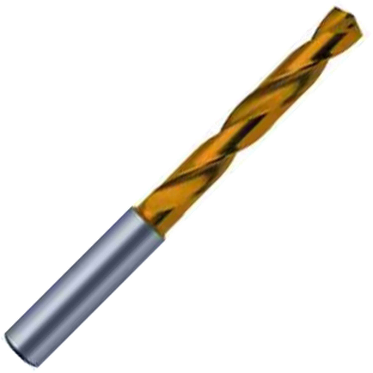 3/16x22 140° Solid Carbide Jobber Drill Tin Finish I647242
