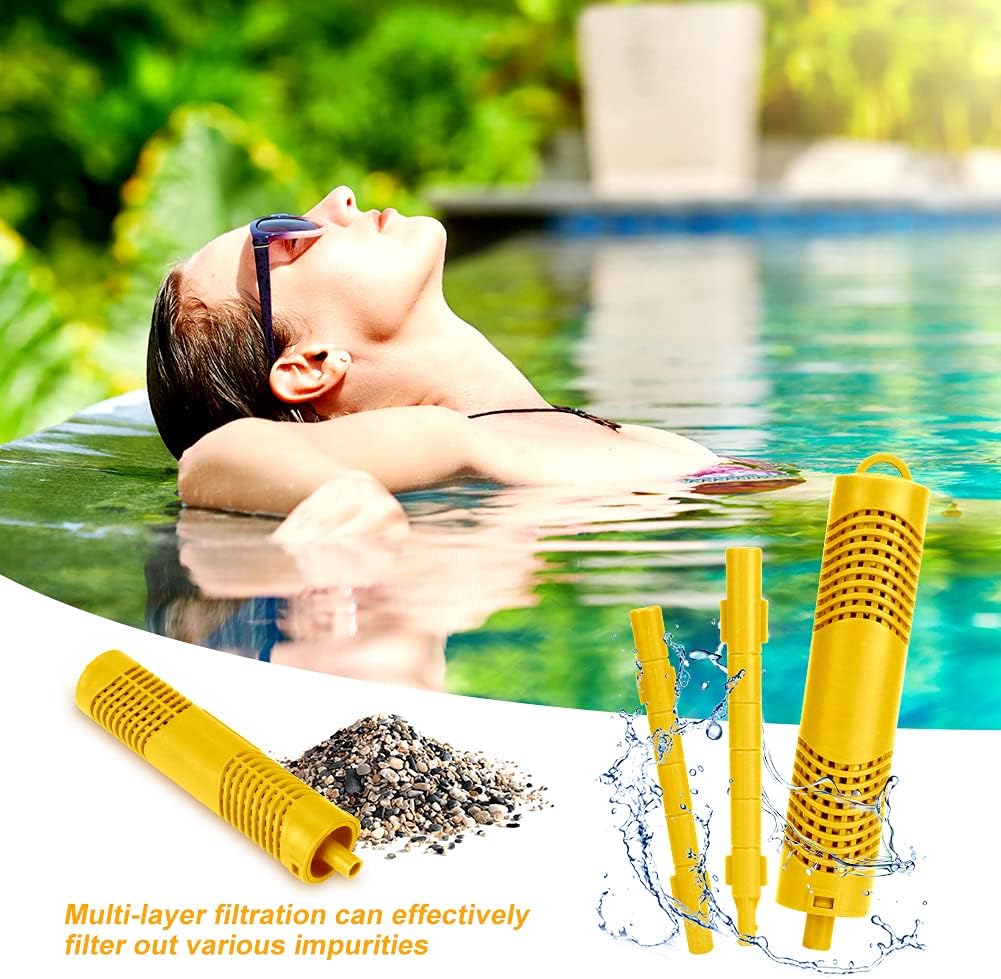 Spa Mineral Stick 4 Pack Hot Tub Filter with 4 Months Lifetime Cartridge Universal (Yellow) Pack of 2 B119083
