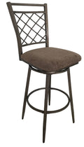 Swivel Bar Chair Fabric Antique (Set of 2) K8666