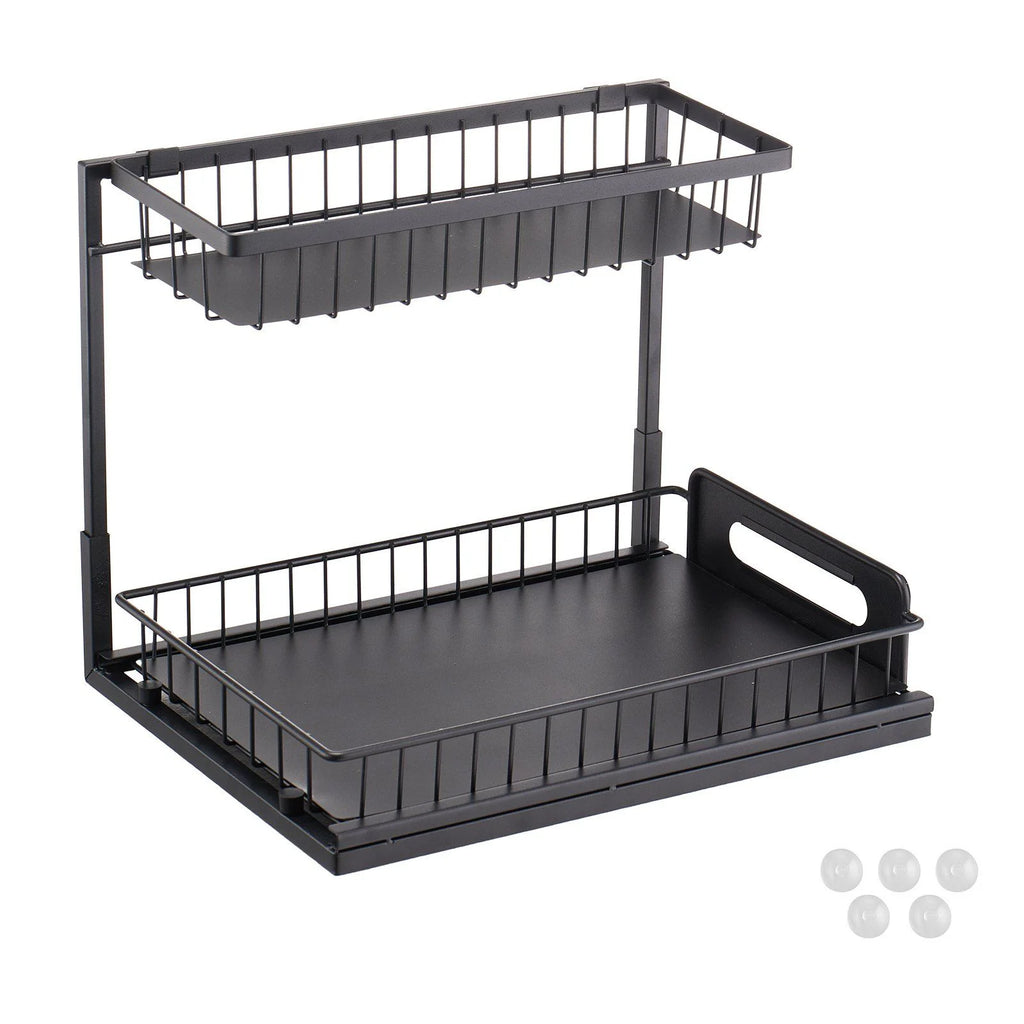 2-Tier Pull Out Cabinet Organizer E10883