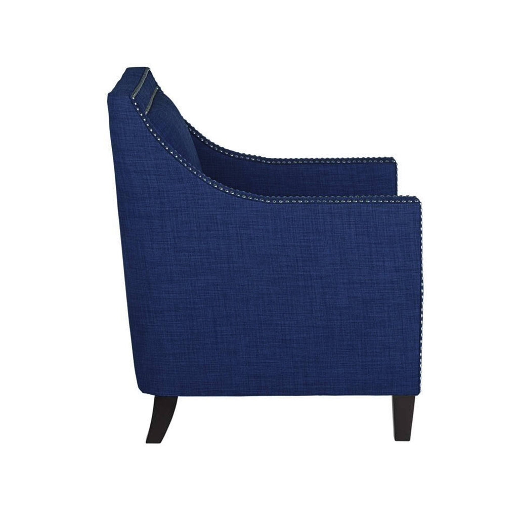 Blue Chair and Ottoman Q5457
