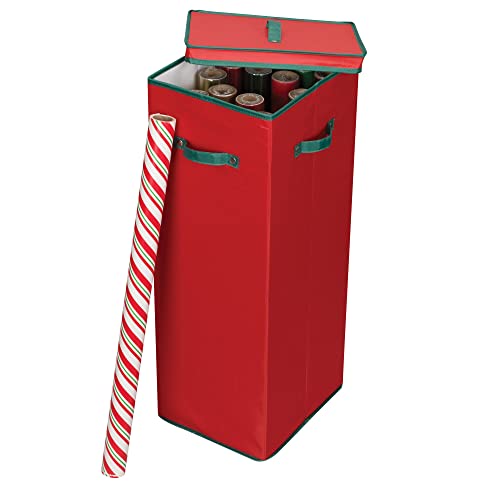 Medium Red Christmas Tree Ornament Storage Box A402608