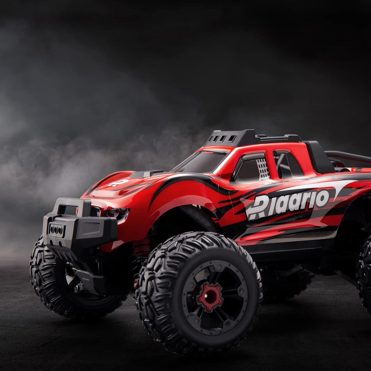 Red Black White 1:16 RC Monster Truck with 2 Batteries E93574