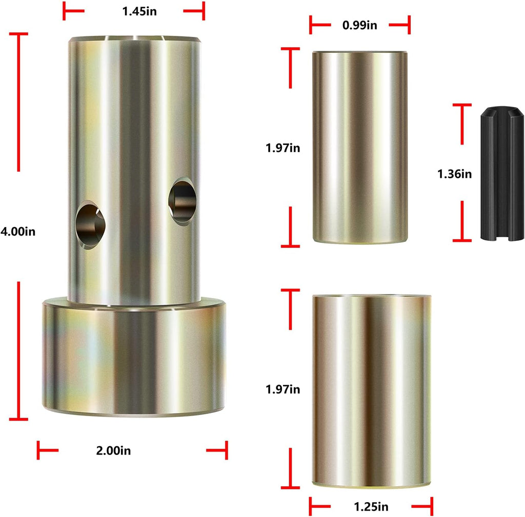 Quick Hitch Bushing Kit Heavy Duty Steel Pack of Two Sets H1932