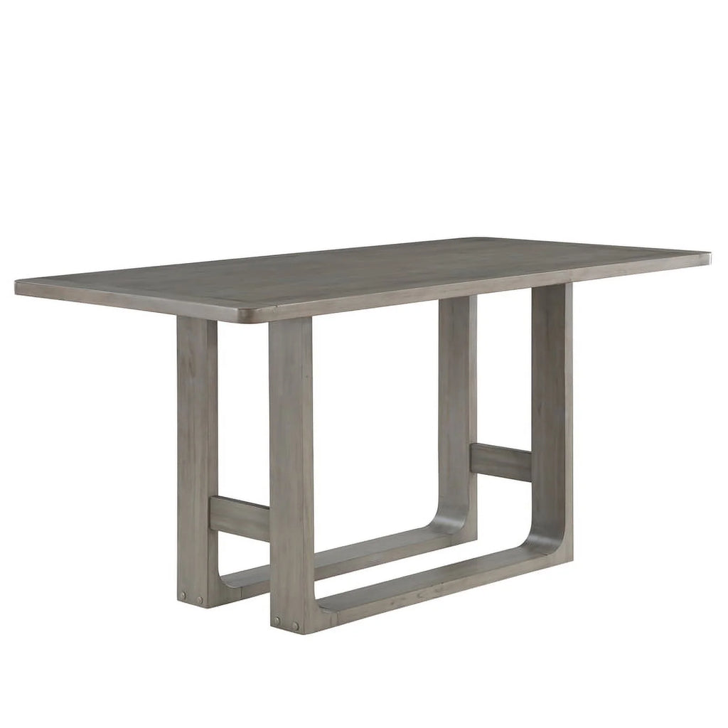 Gray Wood 5-Piece Counter Height Dining Set M551
