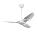 52 Ceiling Fan with Brushed Aluminum Blades and White Finish L3454