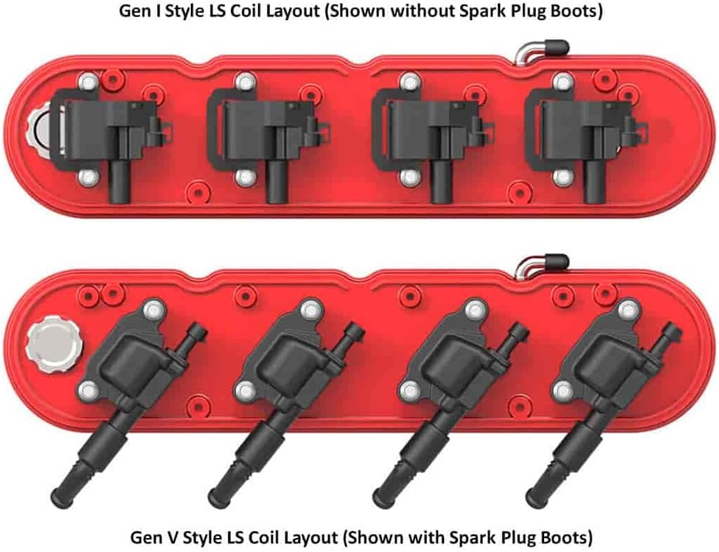 2-Piece Valve Cover Gloss Red I810354