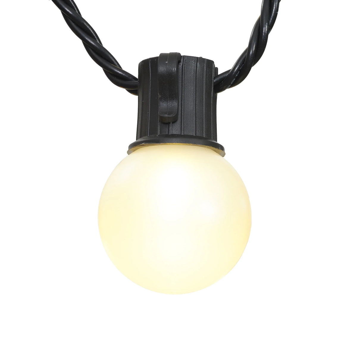 20-Count LED Frosted Globe Outdoor String Lights T79176