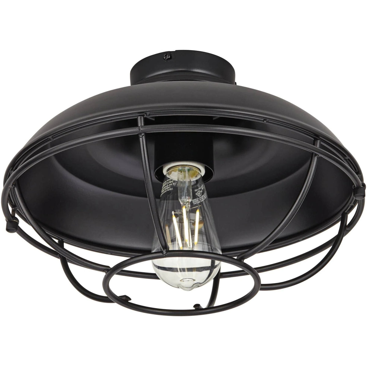 Matte Black LED Ceiling Fan Light Kit C17669