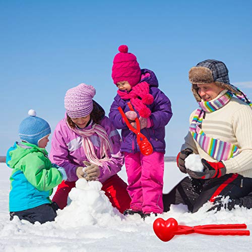 Heart Snowball Maker with Handle Plastic V460