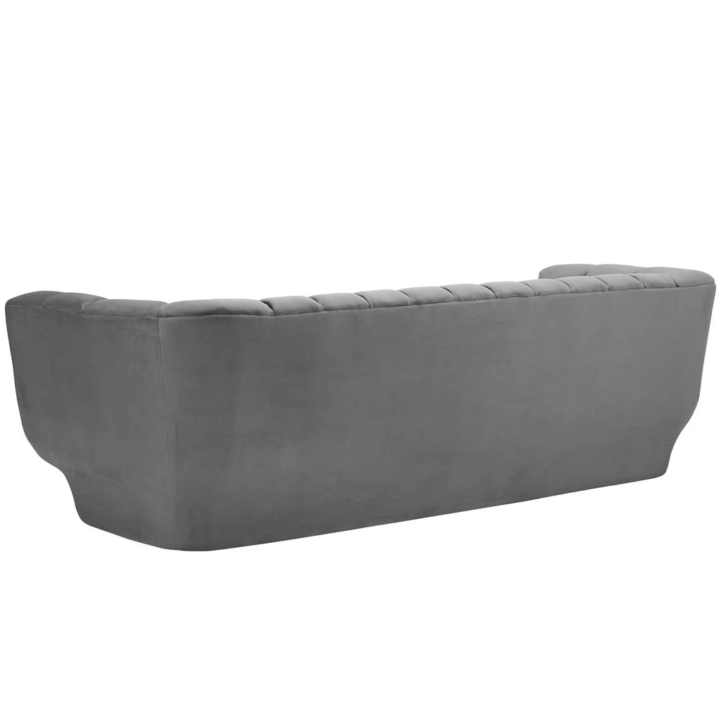 Grey Velvet Sofa B570170