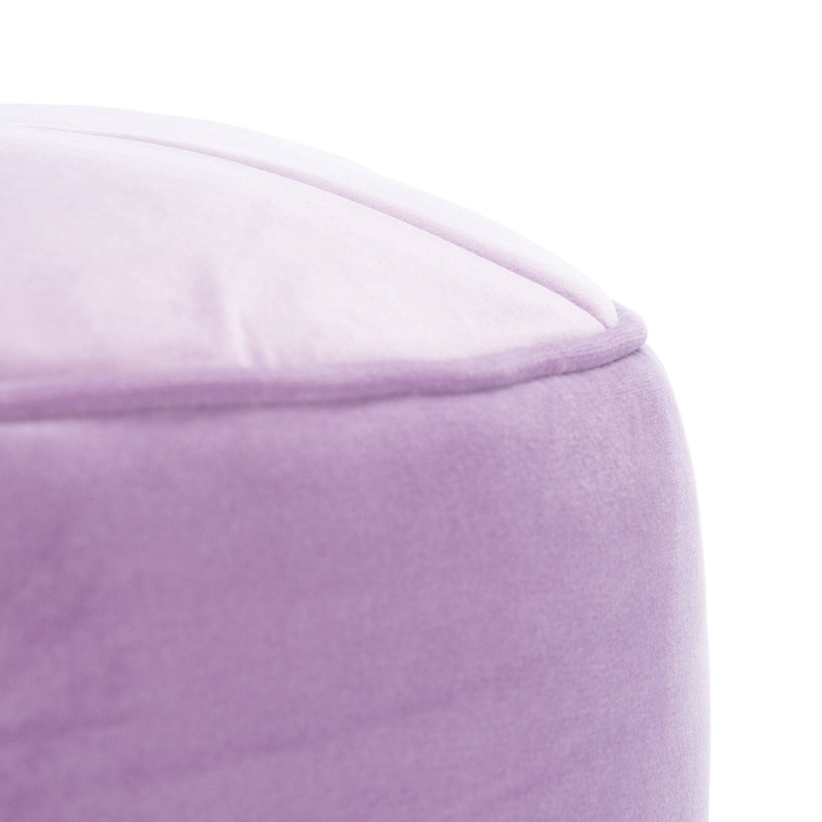 Lilac Cylinder Ottoman A53355
