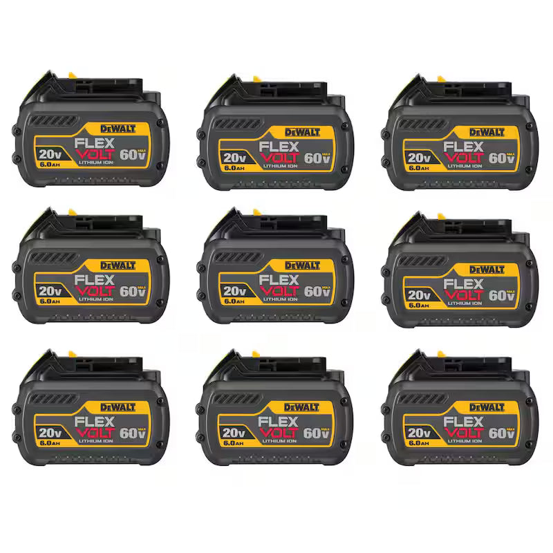 20V/60V MAX Lithium-Ion 6.0Ah Battery 9 Pack E492