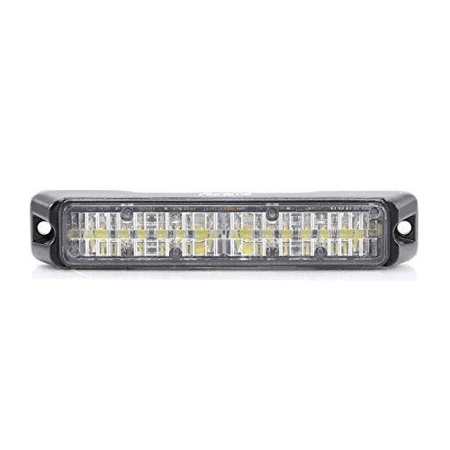 White 36W 12 LED Emergency Vehicle Grille Light J71552
