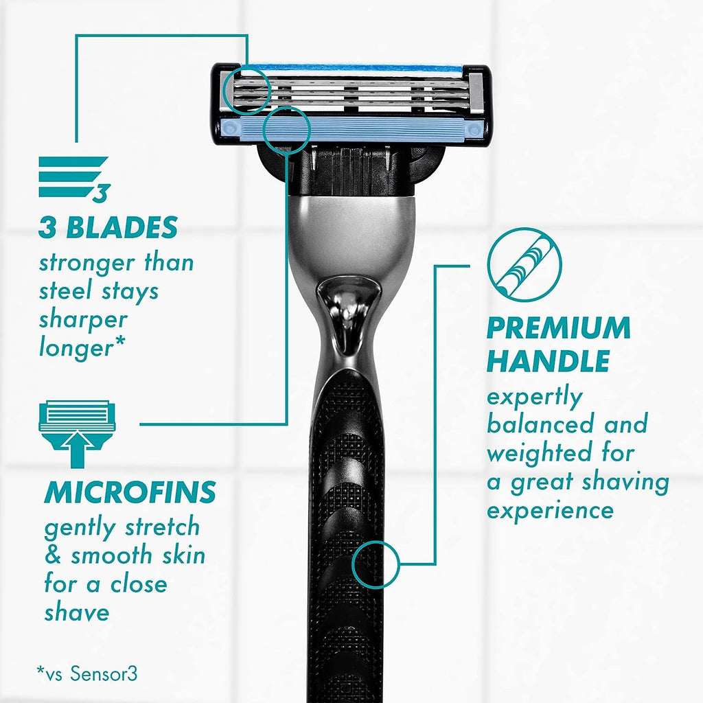 Mach3 Razor Handle + 5 Blade Refills G8572
