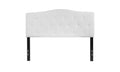 White Tufted Upholstered Full Headboard Y514