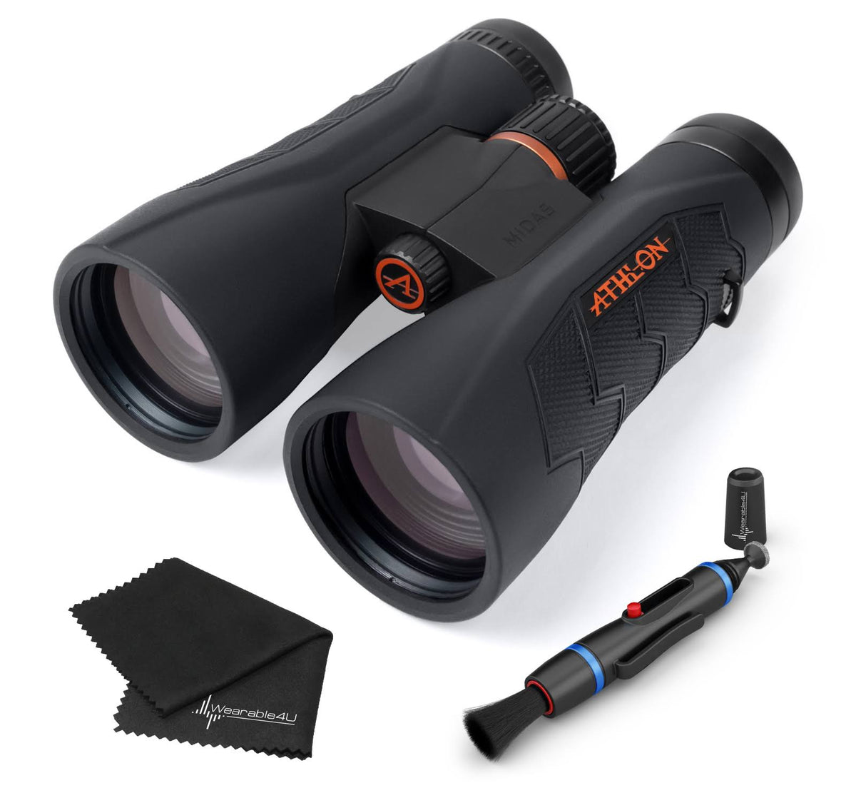 10x50 Midas UHD Binoculars with Lens Cleaning Pen and Cloth Bundle Z589450
