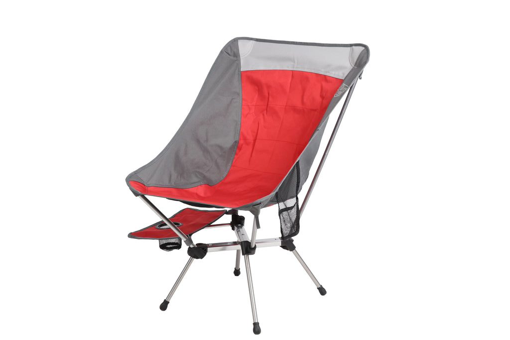 Red and Gray Backpack Camping Chair A8849