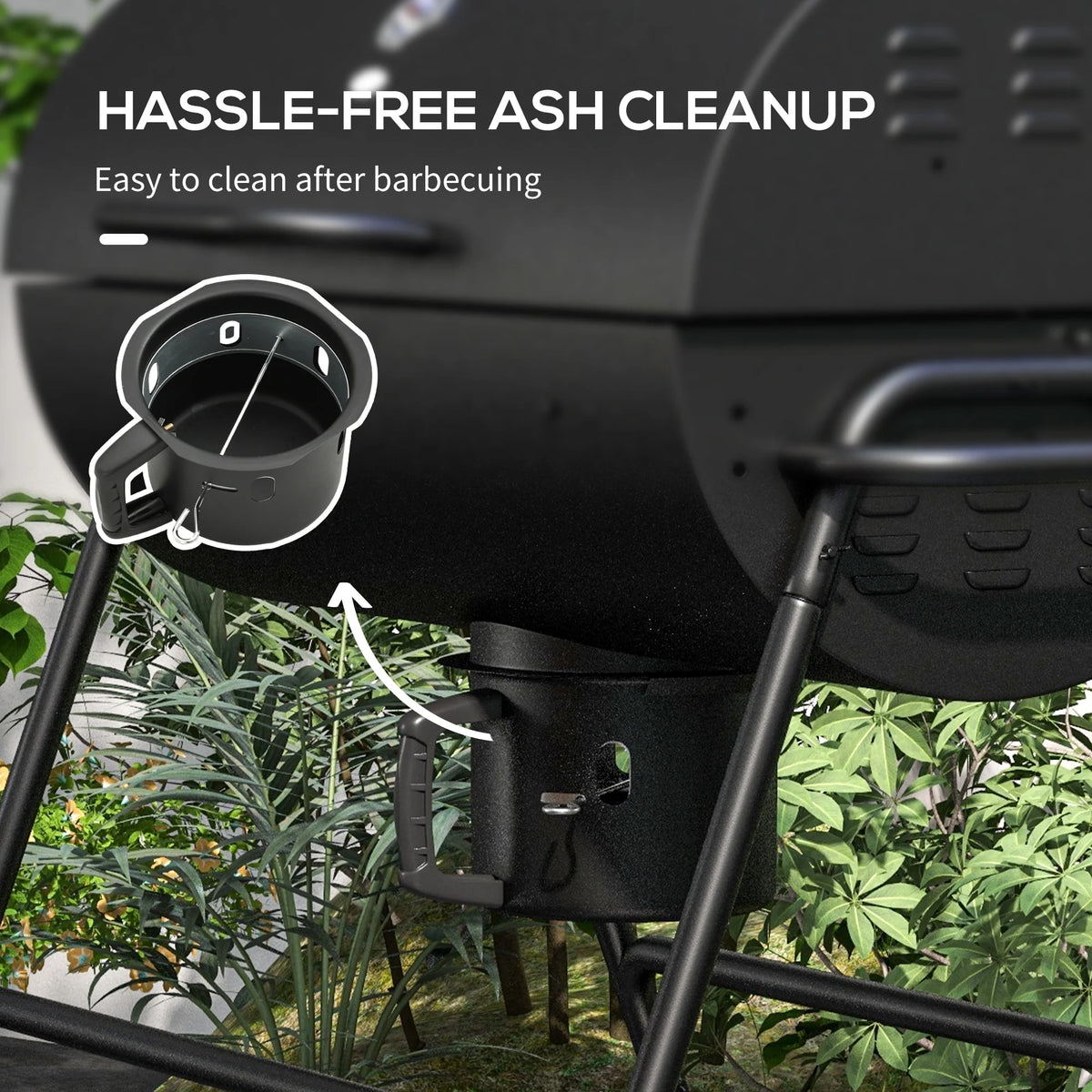 Wheeled Charcoal BBQ Grill S768337