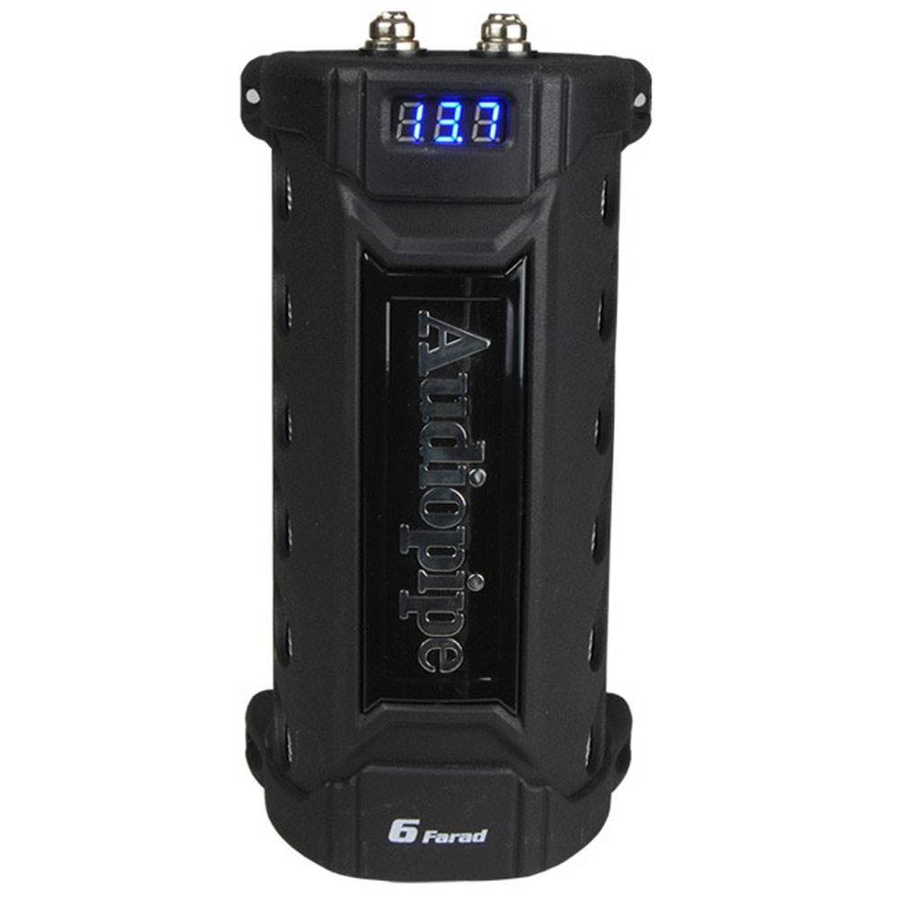 Black 6 Farad Capacitor with Digital Display P2092