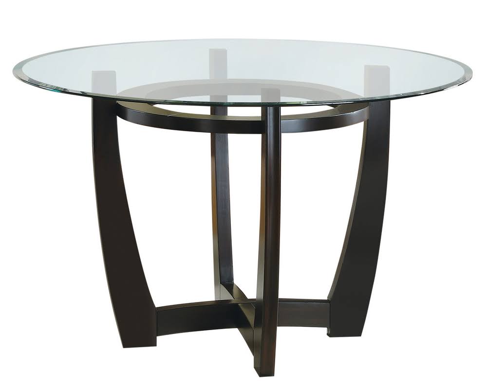 Round Table in Cappuccino R170826