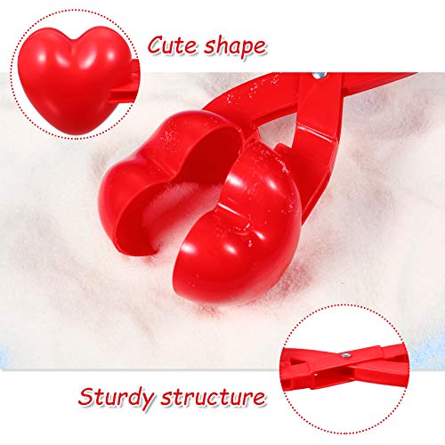 Heart Snowball Maker with Handle Plastic V460