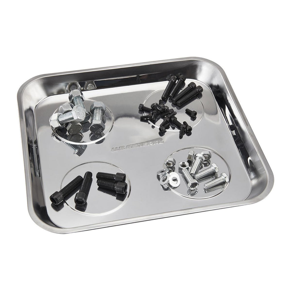 10-1/2 in. x 11-1/2 in. Magnetic Stainless Steel Parts Tray I16475