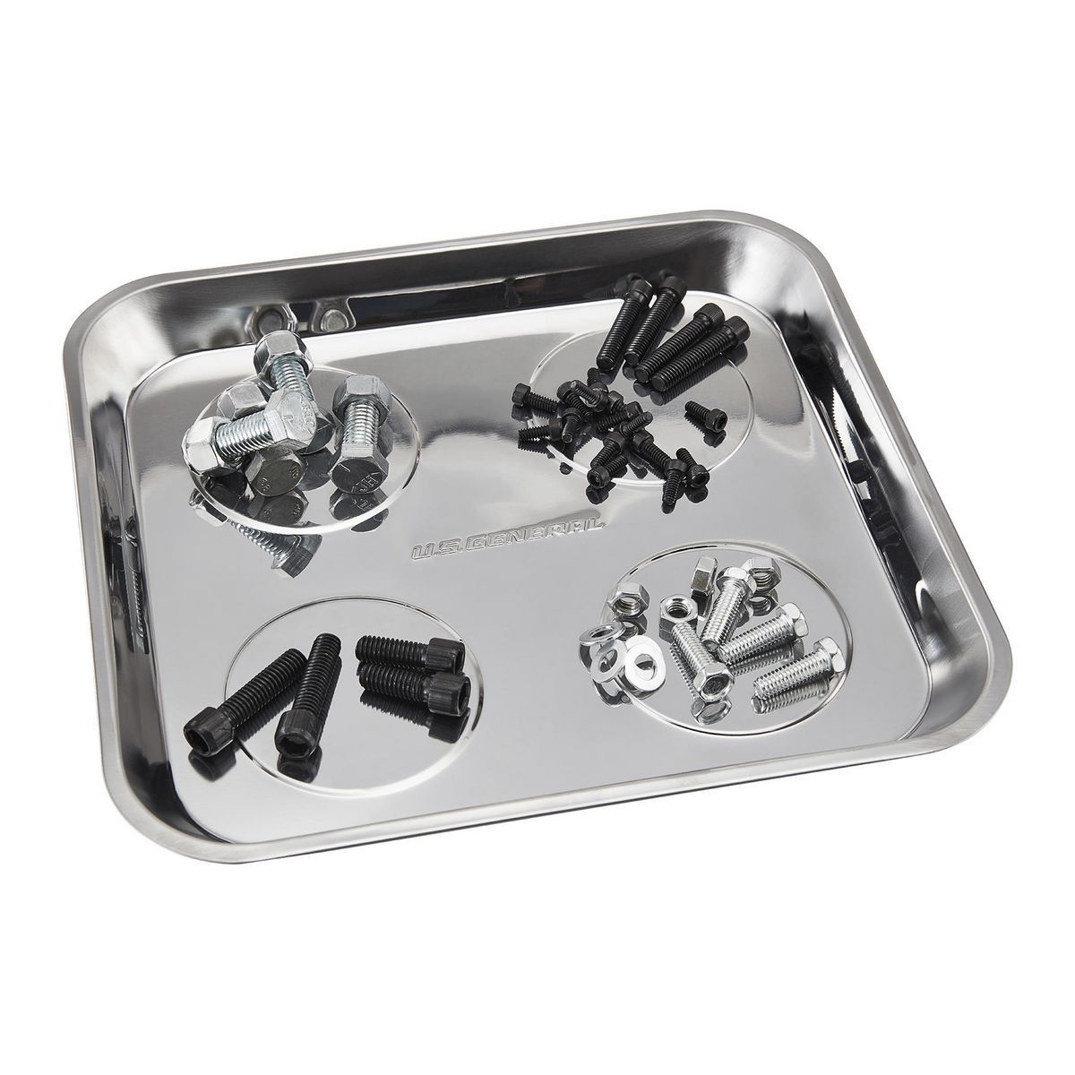 10-1/2 in. x 11-1/2 in. Magnetic Stainless Steel Parts Tray I16475