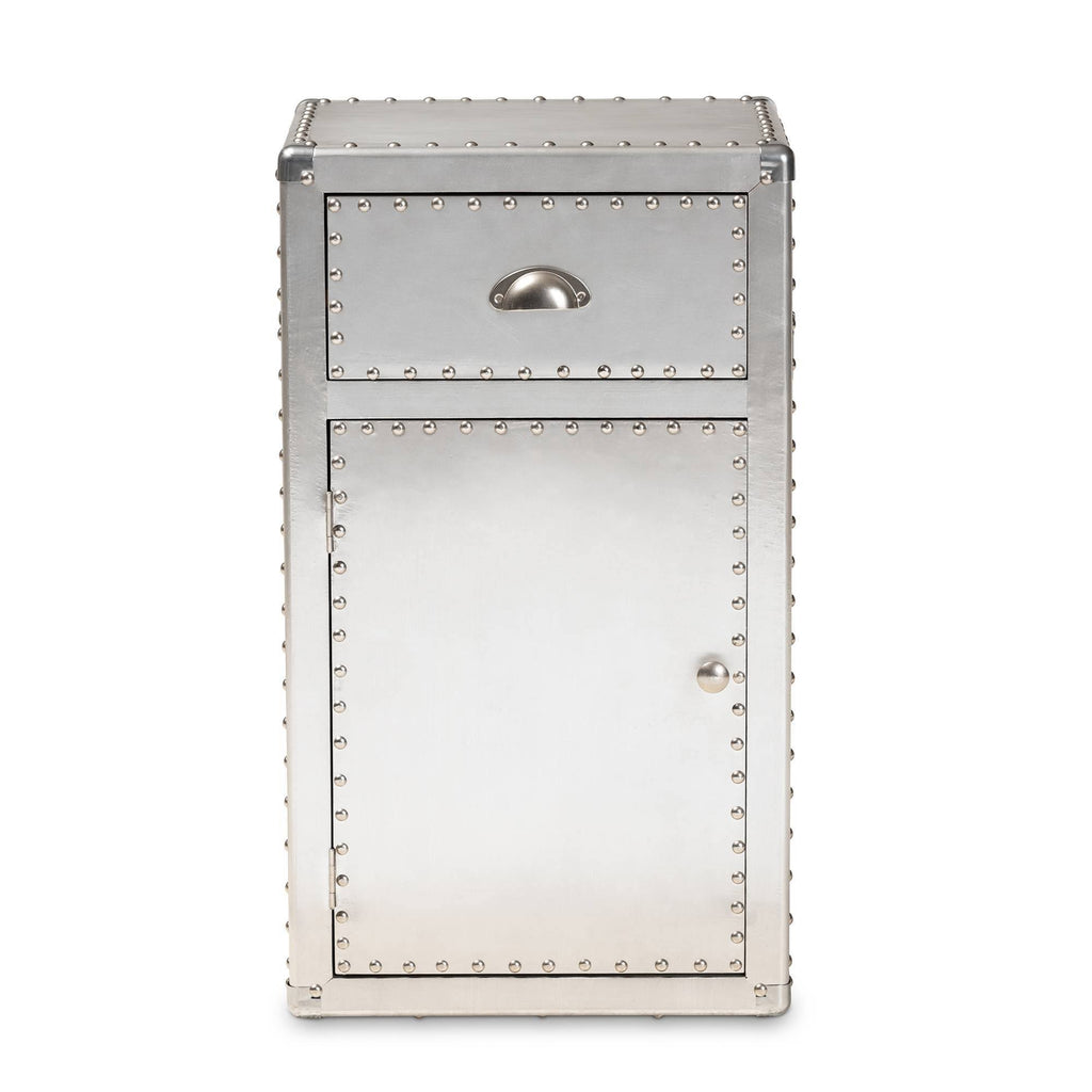 Metal 1-Door Accent Storage Cabinet W485