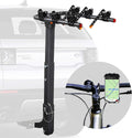 Bicycle Car Rack Bike Hitch Rack Double Foldable Bike Carrier Rack with 2'' Hitch Receiver, 4-Bike, Pack of 2 T447