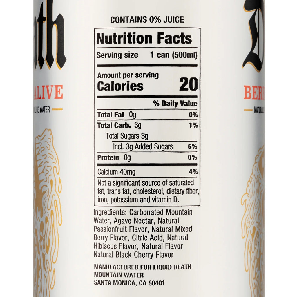 Sparkling Water, Berry It Alive, 16.9 fl oz, 12 count F100068