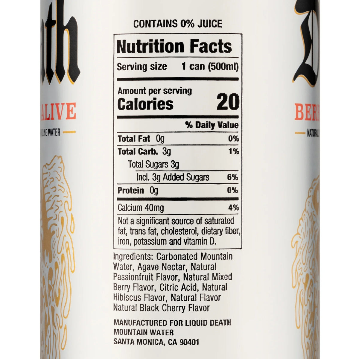 Sparkling Water, Berry It Alive, 16.9 fl oz, 12 count F100068