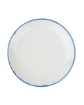 White/Blue Tinware Salad Plates (Set of 4) N51638