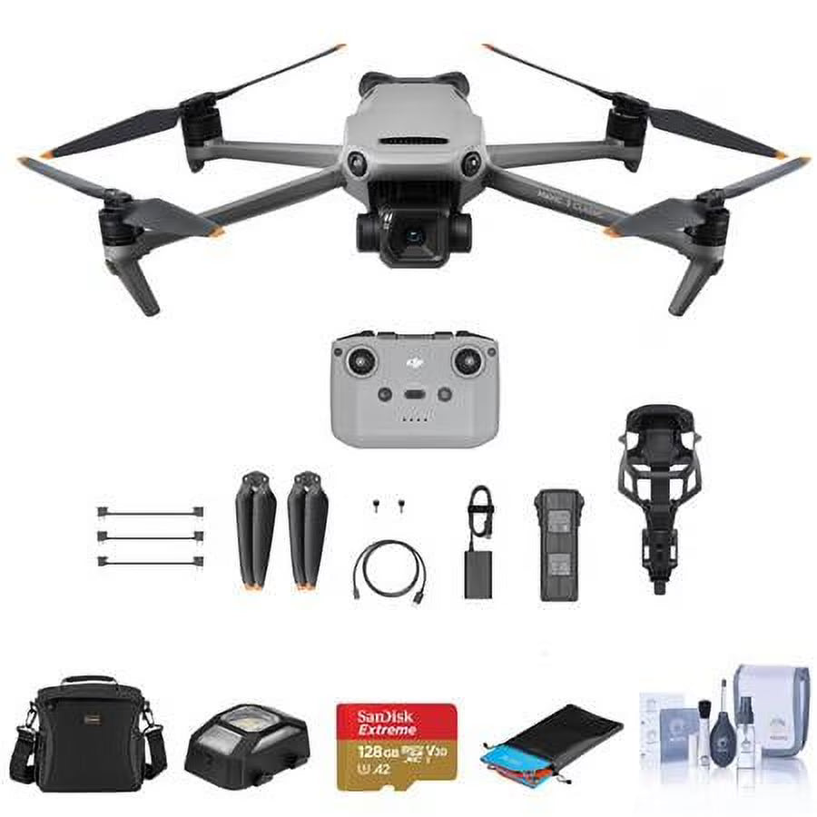 Mavic 3 Classic Drone with RC-N1 Remote Controller Bundle with 128GB microSD Card W8837
