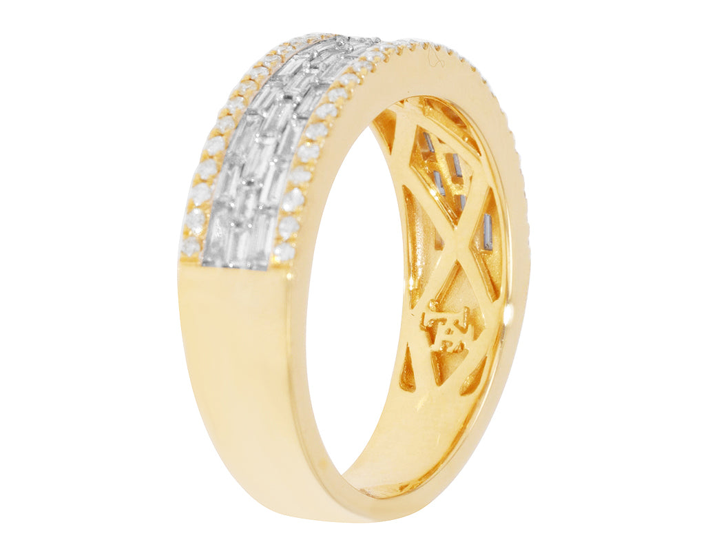 1.2CT Diamond Ring 14k Yellow Gold R70261