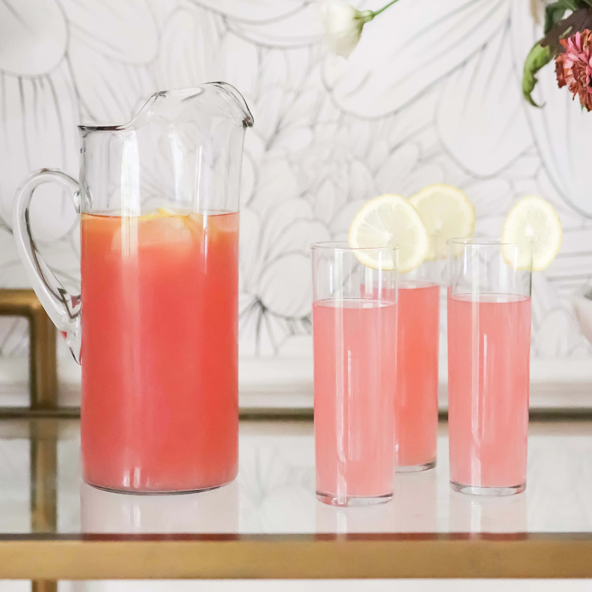 6 Highball Glasses and Pitcher Set M768724